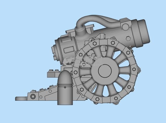 古代大炮三维模型