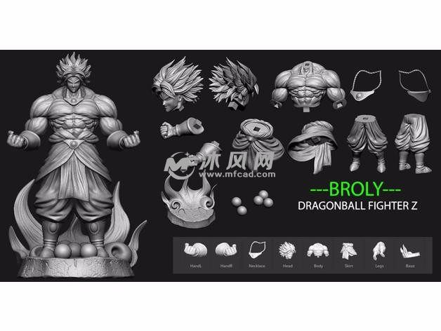 龙珠Broly组件图