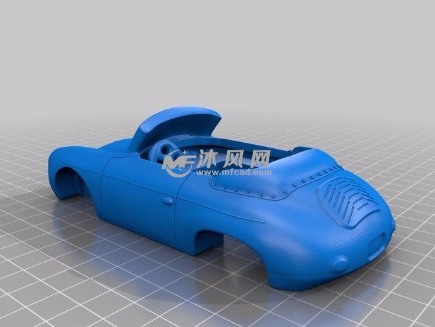 保时捷356车身壳体斜视图