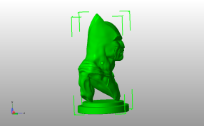 布鲁斯韦恩半身像侧视图