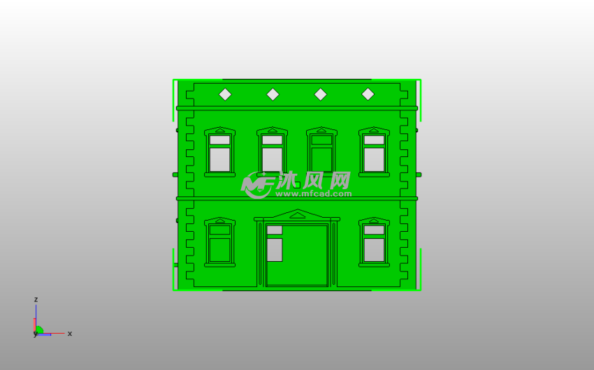 行尸走肉别墅主视图