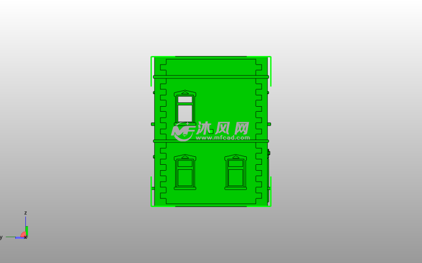 行尸走肉别墅侧视图