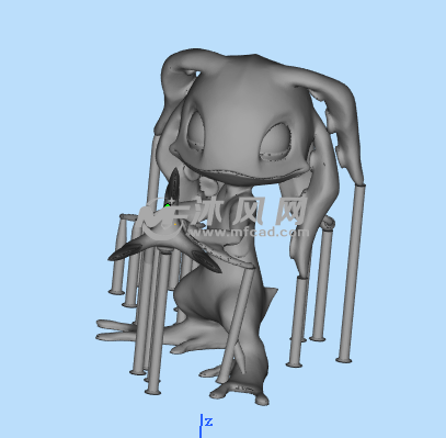 潮汐海灵三维模型