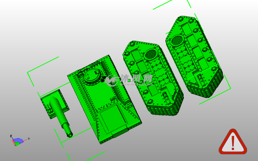 破坏坦克所有零件