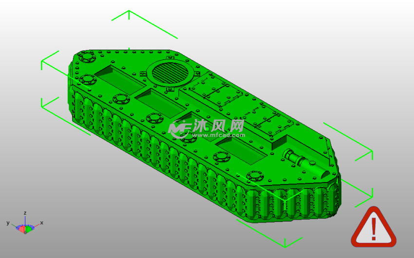 破坏坦克履带右