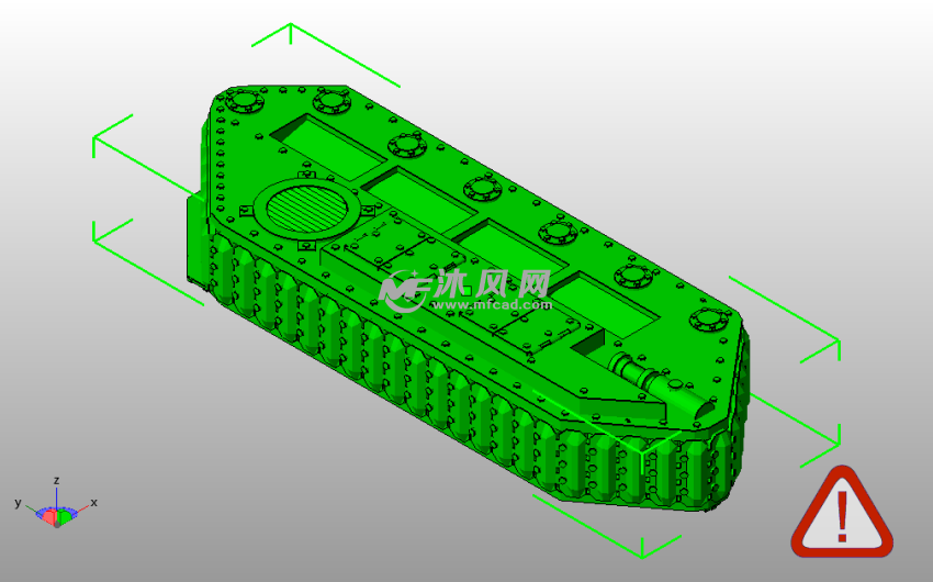 破坏坦克履带左