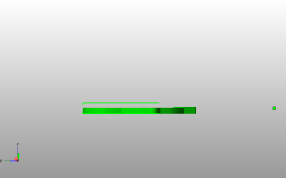 小山羊书签侧视图