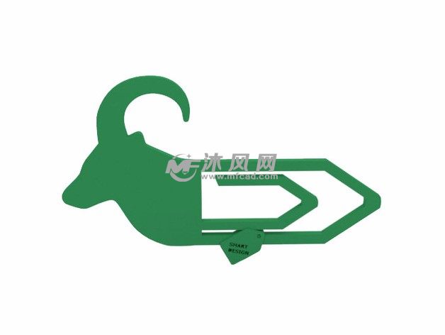 小山羊书签效果图