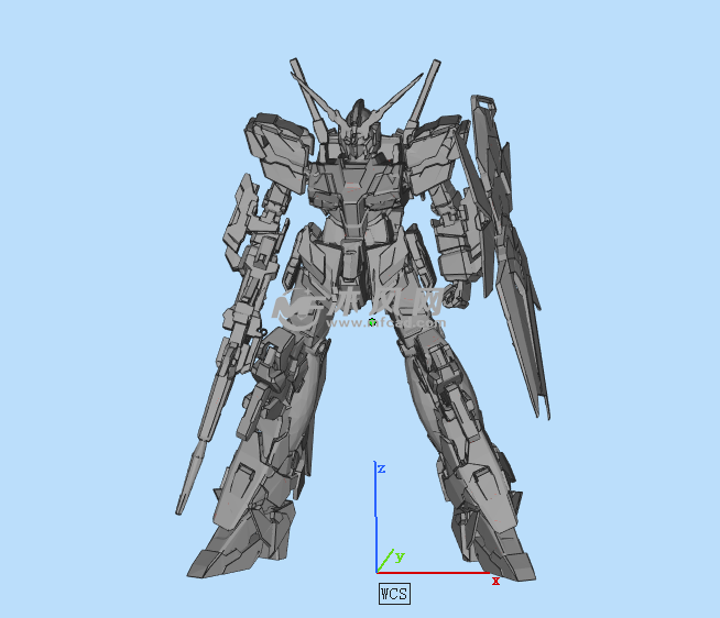 独角兽高达模型