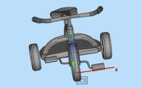三轮车三维模型