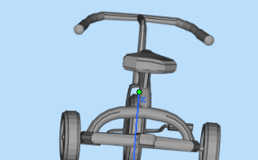 儿童脚踏车三维设计