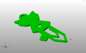 小狐狸书签斜视图