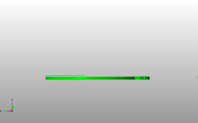 小鹿书签模型侧视图