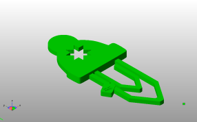 小帽子书签斜视图