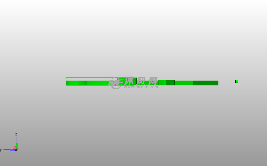 小帽子书签侧视图