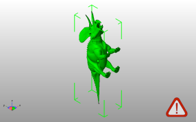 祖尼角龙斜视图