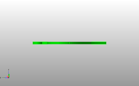 心脏形吊坠侧视图