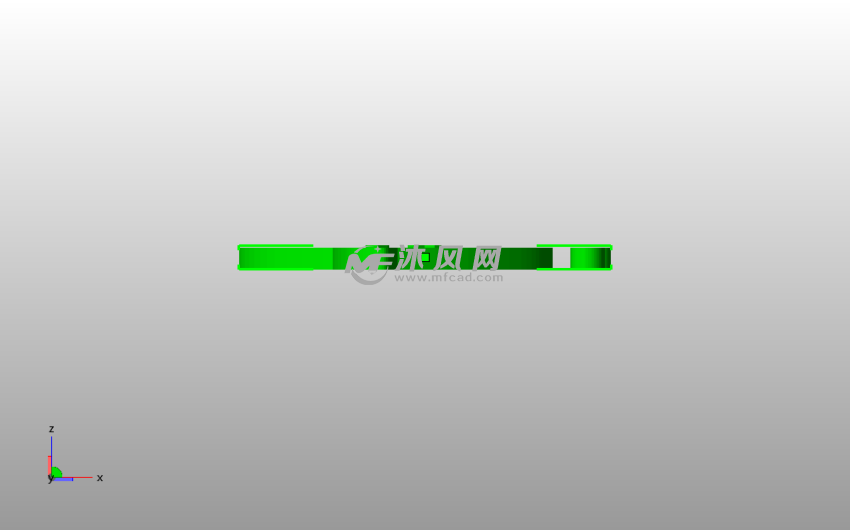 心形音乐符号主视图