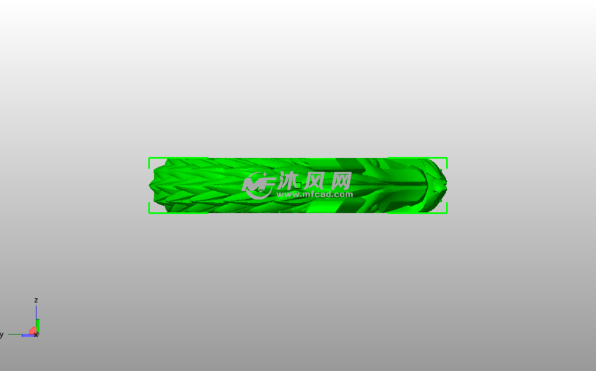 盘龙手镯侧视图