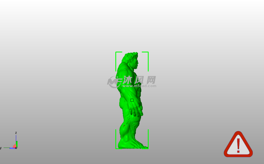 绿巨人浩克侧视图