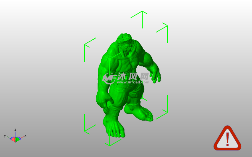 绿巨人浩克斜视图