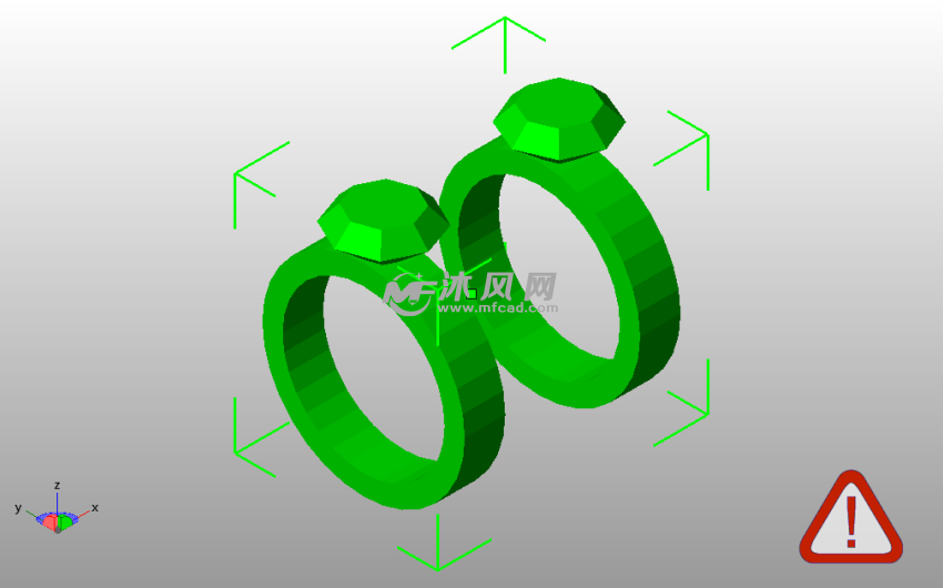 结婚戒指斜视图