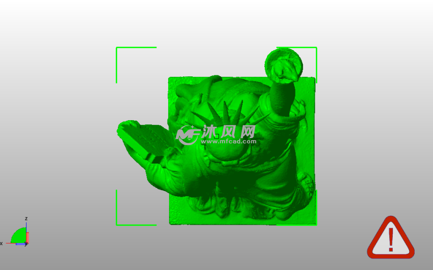 自由女神雕像俯视图