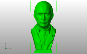  普京大帝雕像主视图