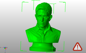 爱德华斯诺登雕像主视图