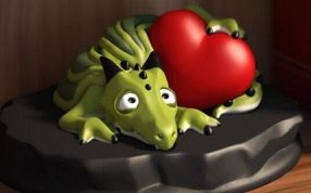 小怪物抱心上色效果