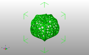 金灯果模型斜视图
