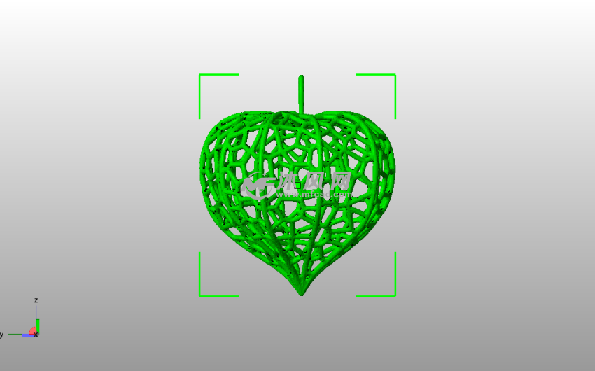 金灯果模型侧视图