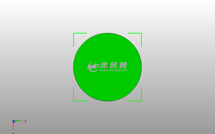  编织笔筒模型底视图