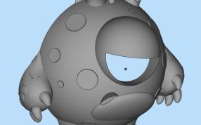 可爱妖怪三维设计