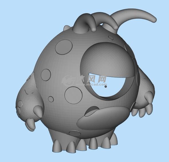 可爱妖怪三维设计