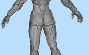 游戏角色三维模型