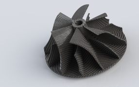 离心风机叶轮结构设计模型（金属色）