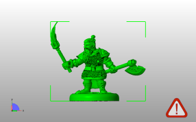  矮人族模型主视图