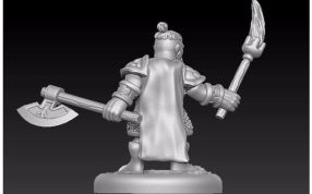  矮人族模型效果图-后