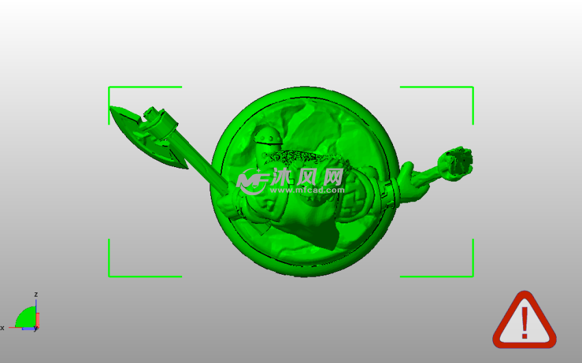  矮人族模型俯视图