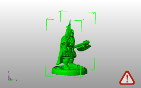  矮人族模型侧视图