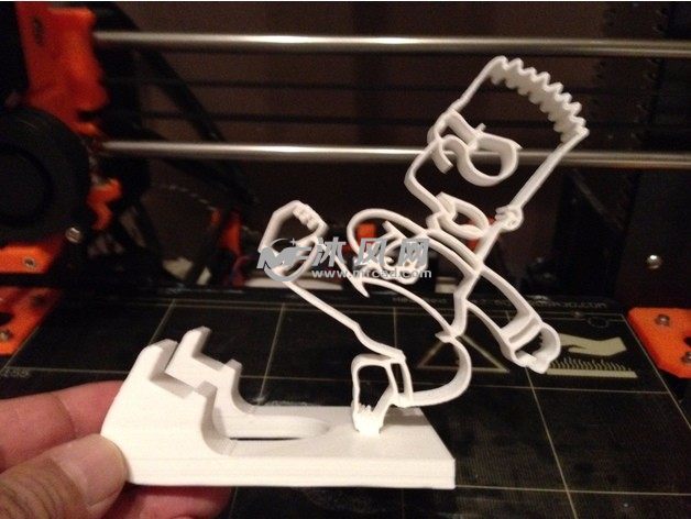 巴特·辛普森手机支架实物图