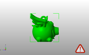 飞翔的小猪侧视图