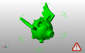 飞翔的小猪斜视图