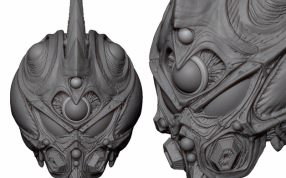 盖弗头盔模型模型图