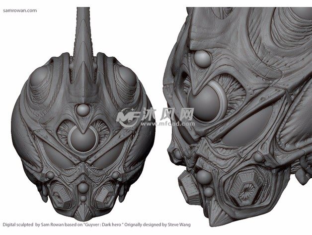 盖弗头盔模型模型图