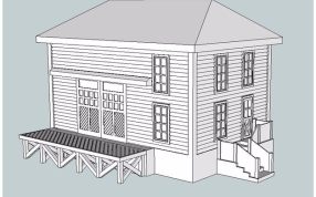 轨道旁仓库设计图