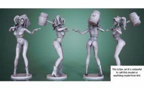  哈莉·奎茵全身像-实物图