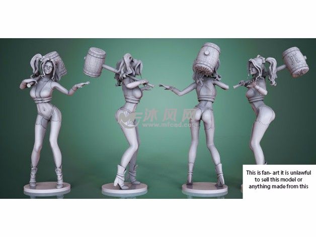  哈莉·奎茵全身像-实物图