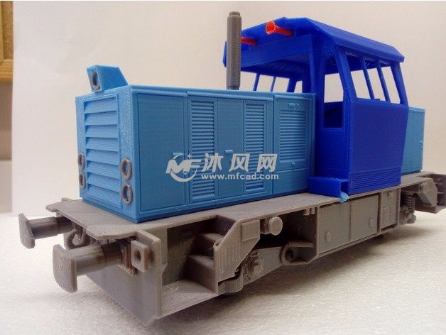 火车头模型实物图